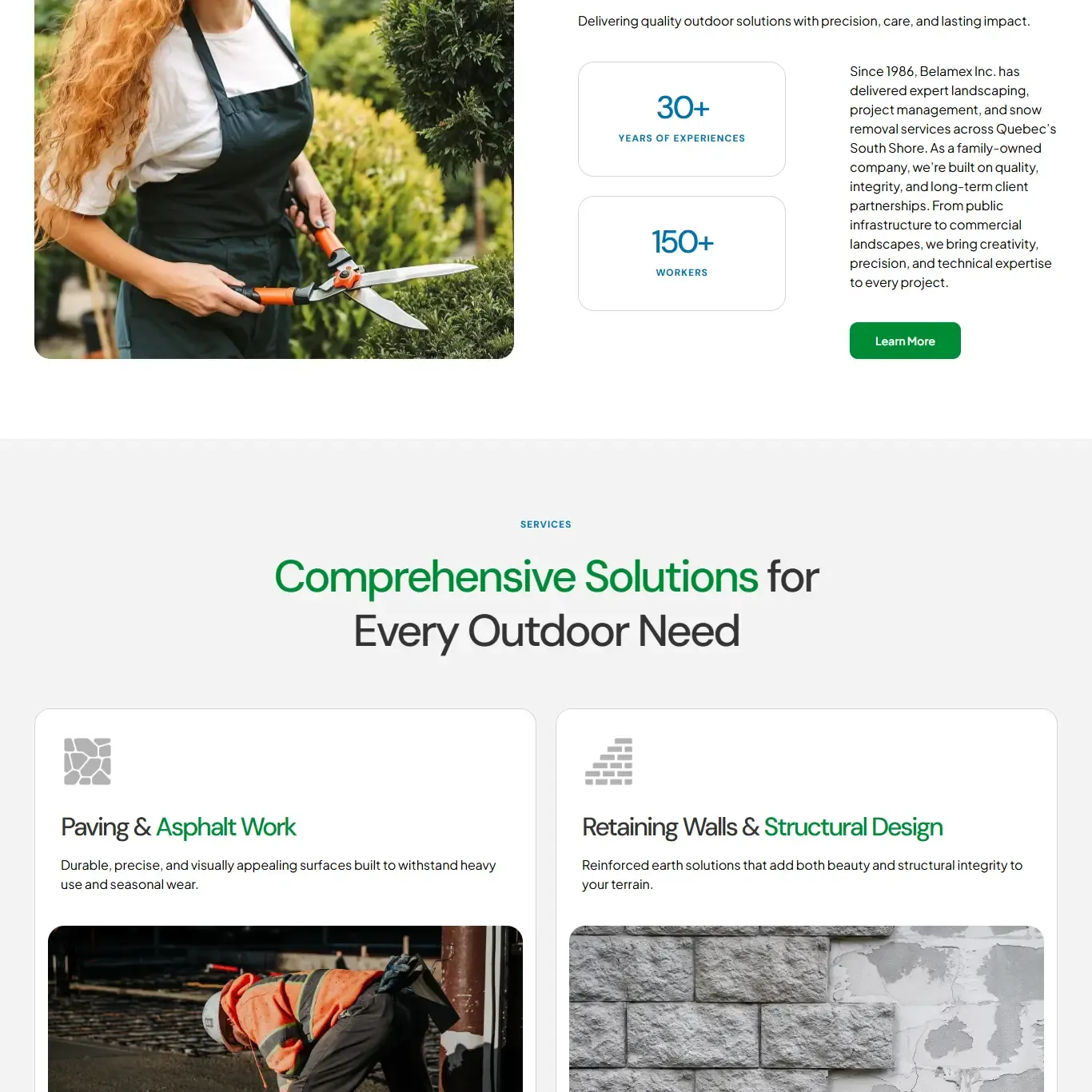 Belamax WordPress build — screen 5 of 6