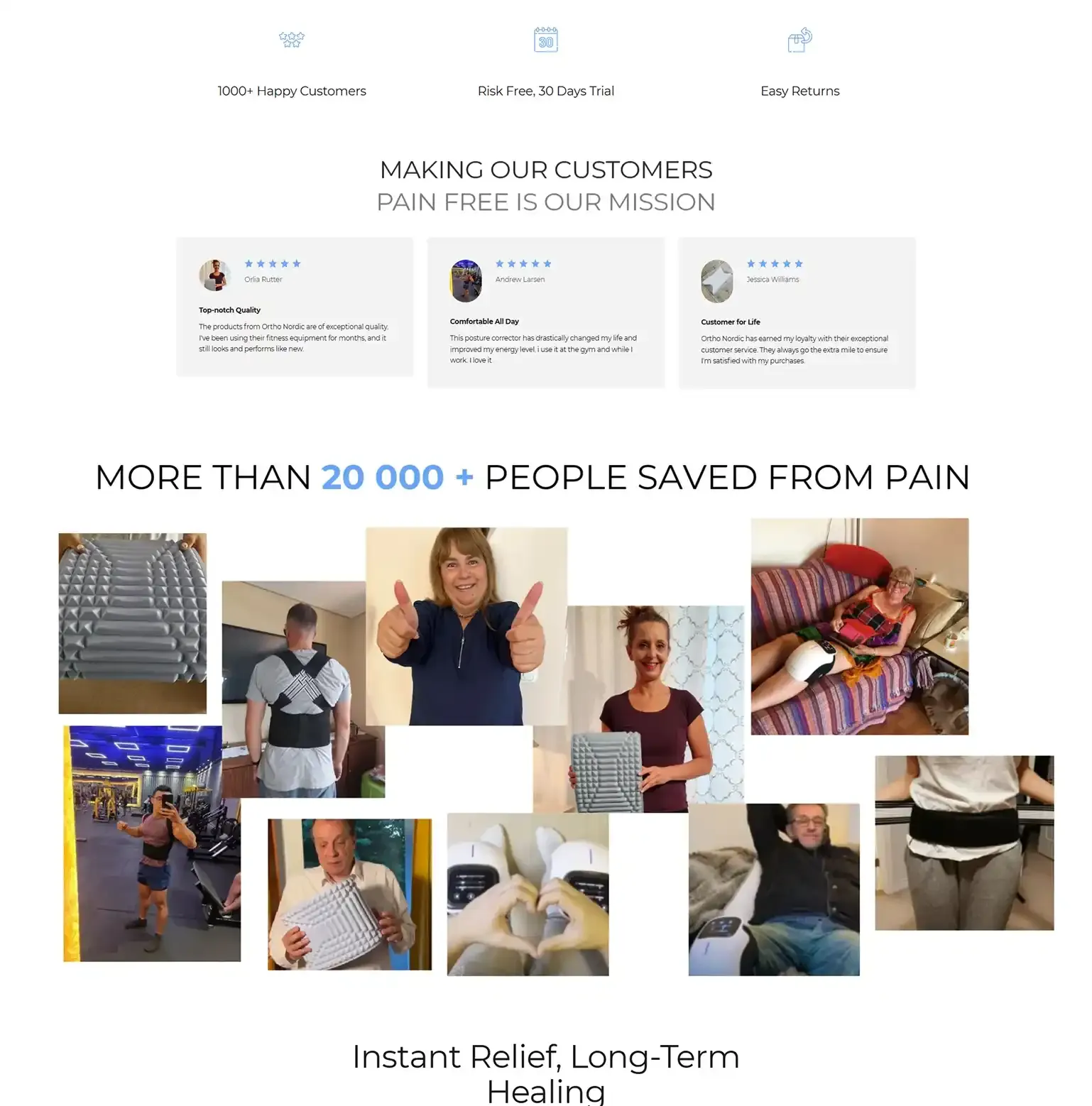 Ortho Nordic Shopify build — screen 2 of 3