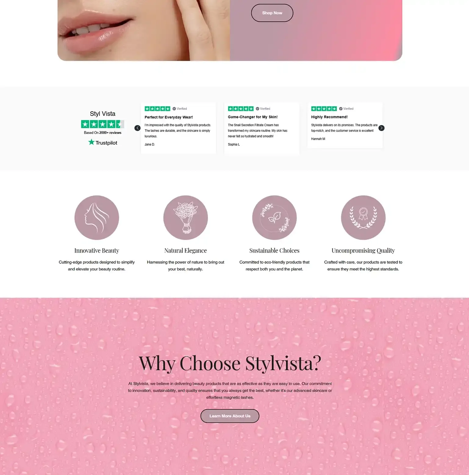 Stylvista Shopify build — screen 2 of 2