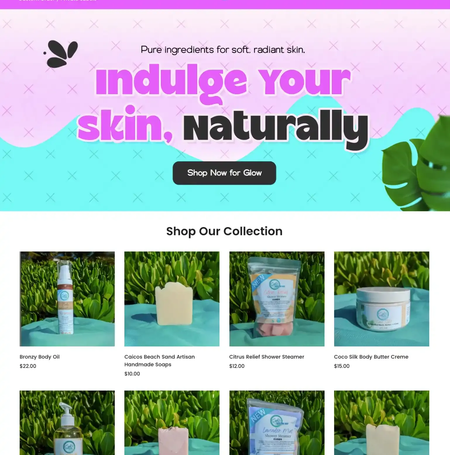 Suds Bath and Body — Shopify build by Digital TEN X, a new store, matched to a brand they already loved